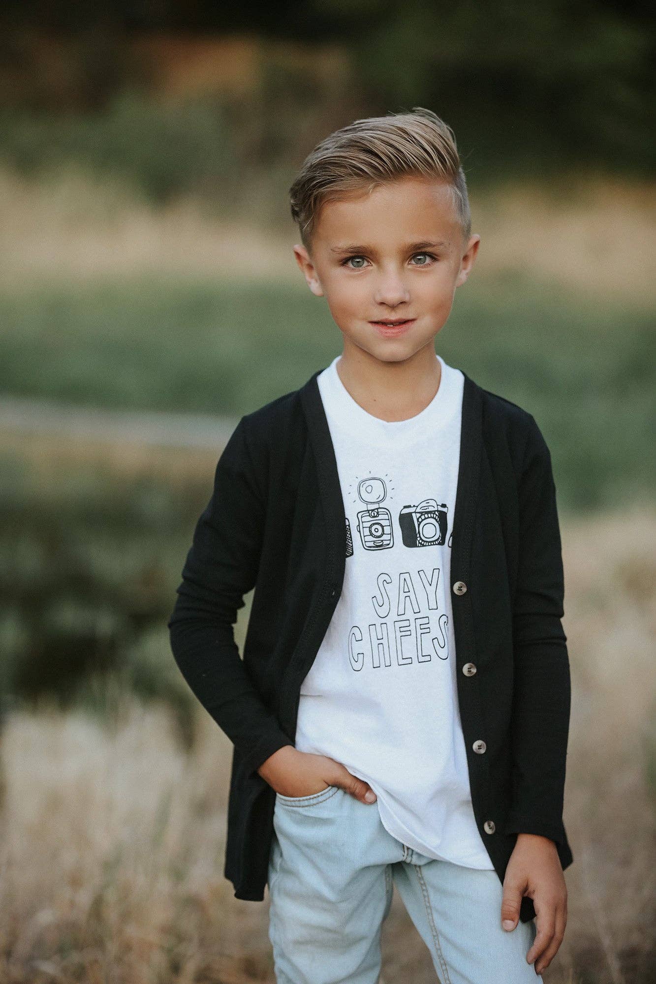 Navy Fields – Engroshandel Cardigan - Børn – Sort Cardigan7