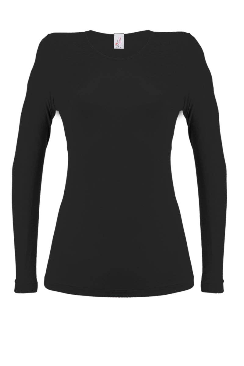 Madiva - Wholesale T-Shirt - Women's - Venere Long Sleeve T-shirt - Bielastic Micromodal2