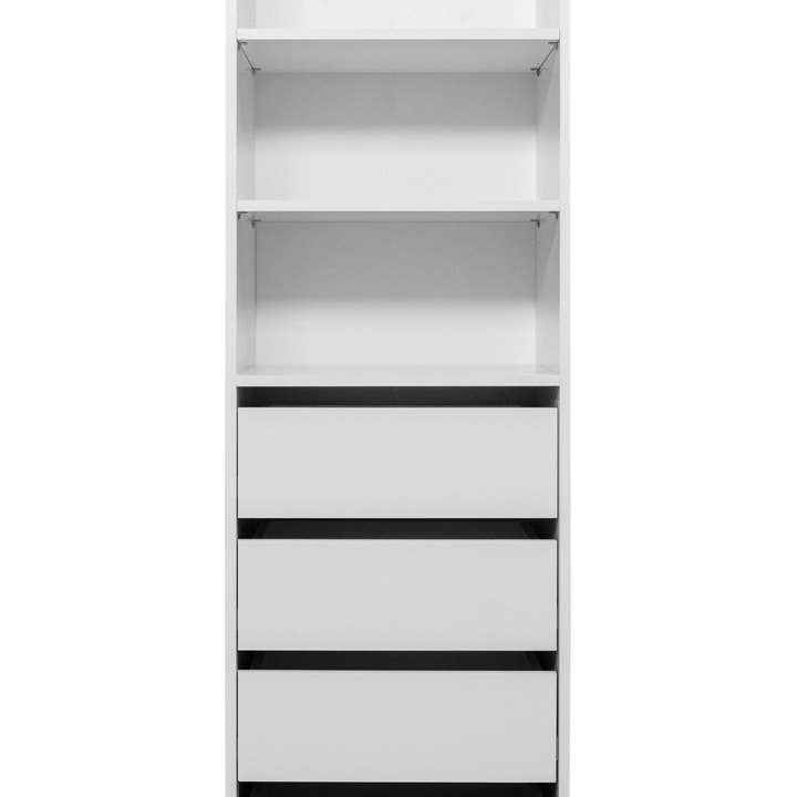 CODU – Engroshandel Skab – Genève Indbygget Garderobe - 4 Skuffer 3 Hyldemodul - Klassisk