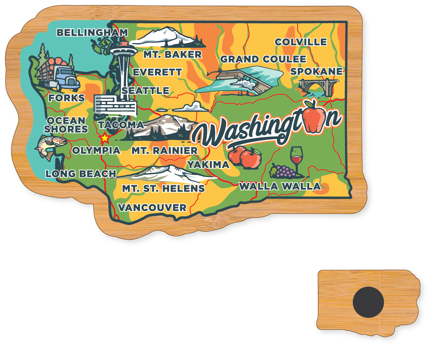 Morris Magnets - Wholesale Magnet - Magnet - Washington Across America 2.02