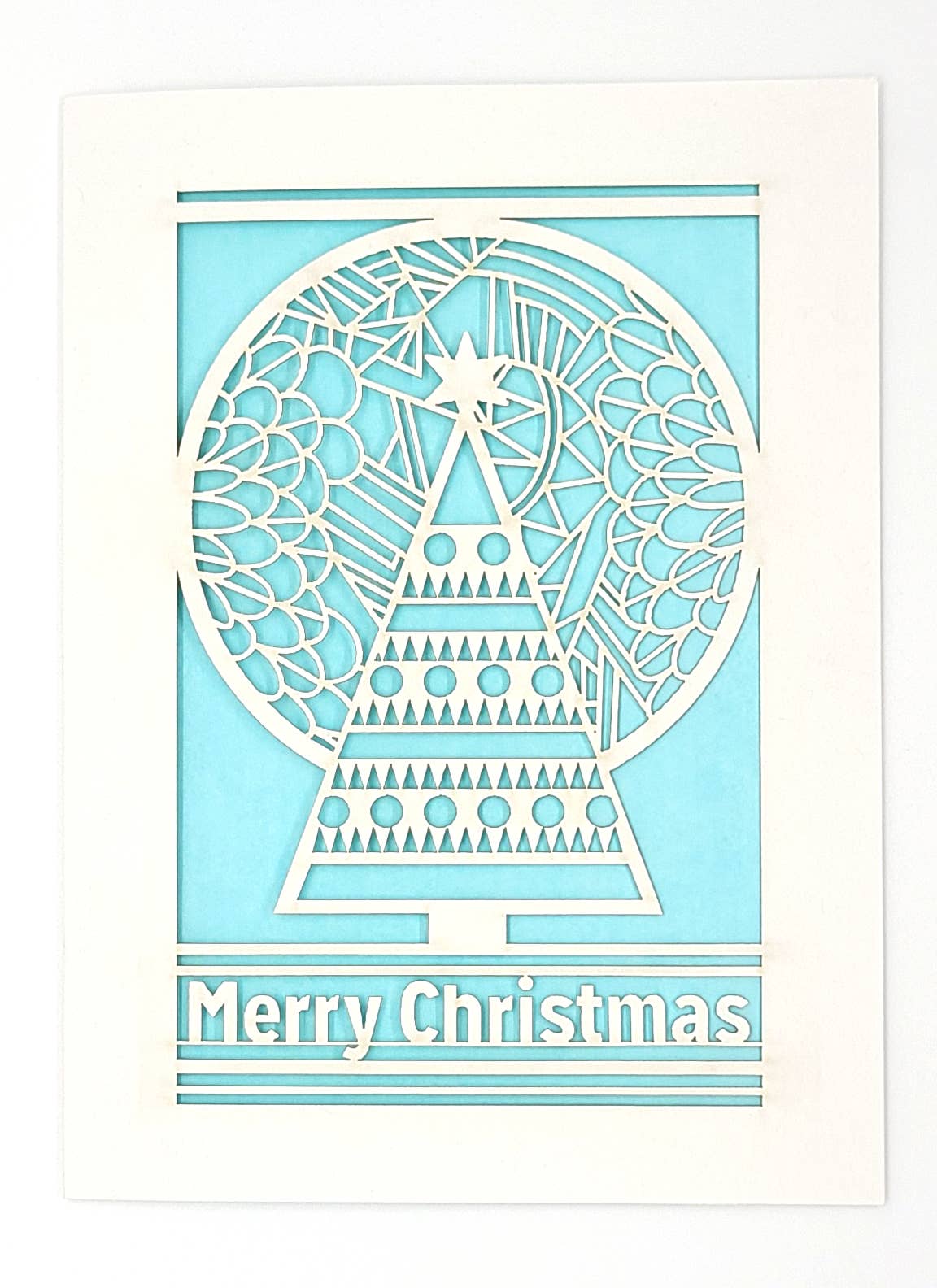 two hermanas – Großhandel Weihnachtskarte – Frohe Weihnachten - Baum und Mond10