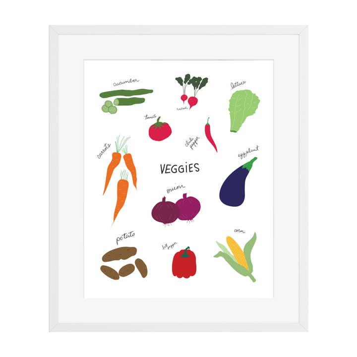 Impressão artística de vegetais por atacado de Cristina Alexander