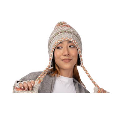 Earth Divas – wholesale Mössa - Dam – Mysig ullstickad mössa med varma öronlappar Tyler-hatt