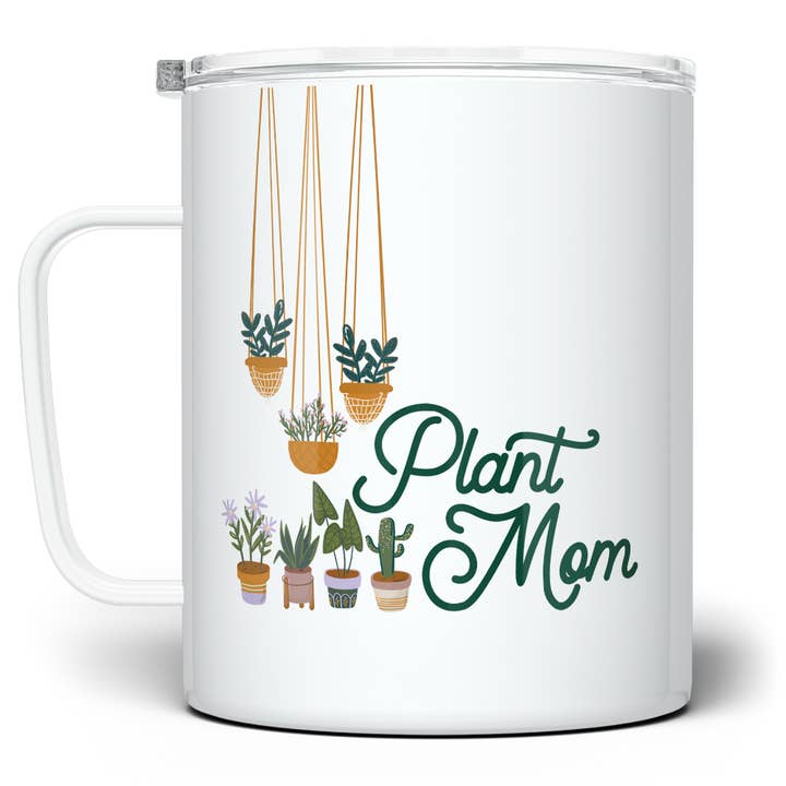 Plant Mom Travel Mug, Houseplant Garden Plant Lover Gifts for wholesale by Loftipop