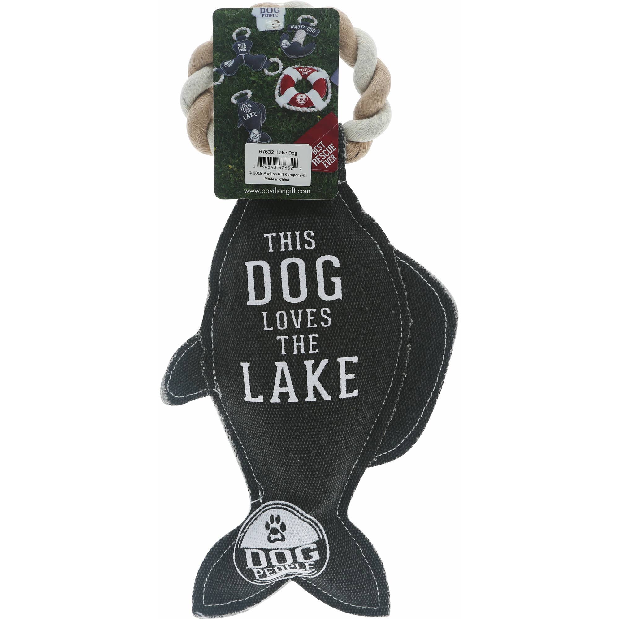 Pavilion – Corda - Cão por atacado – Lake Dog - Brinquedo de lona para cães de 12 “em corda6