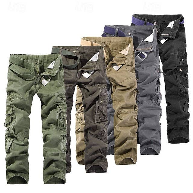 Ecovear - Wholesale Pants – Men's - Men Cargo Pants Cotton Tactical Multi Pocket8