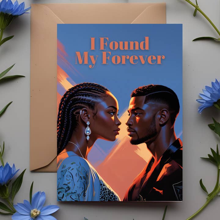 Carte de vœux Trouvée pour Toujours pour la vente par Self Care Tribe