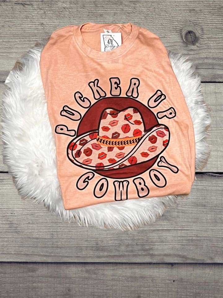 Pucker Up Cowboy for wholesale by 478 Designs
