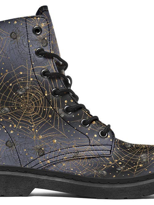 Vegan Enkellaarzen - Betoverde Nachtwebben voor wholesale door Witchwood Bags
