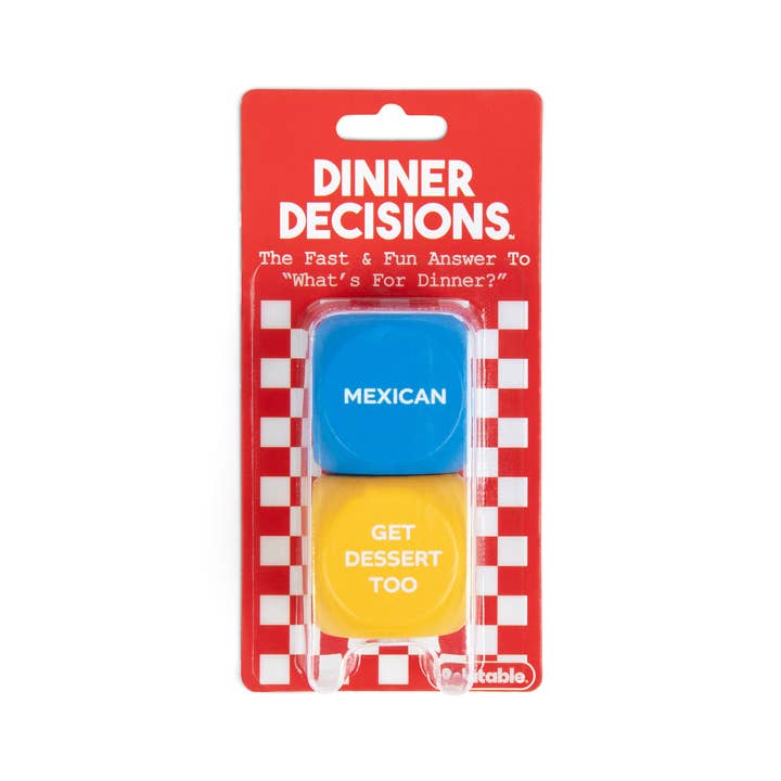 Dinner Decisions by Relatable – Fun Wooden Dice Game for Choosing Meals, Perfect Kitchen Gift for Couples, Families, and Foodies for wholesale by What Do You Meme