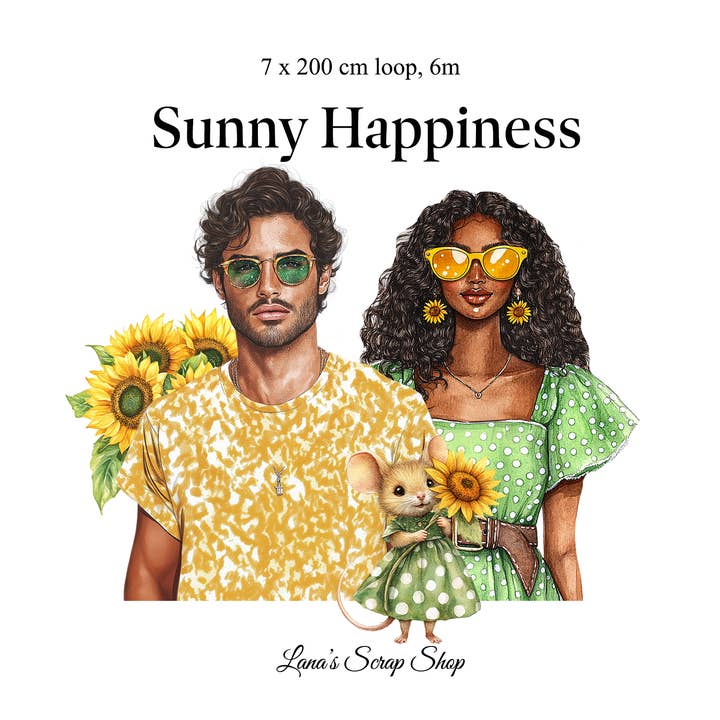 Bonheur Ensoleillé - Ruban PET pour la vente par Lana's Scrap Shop