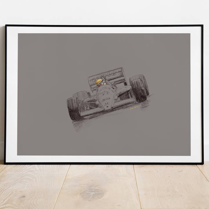 FIKANDCO - Wholesale Art Print - PRINT “Ayrton Senna Camel F1"0