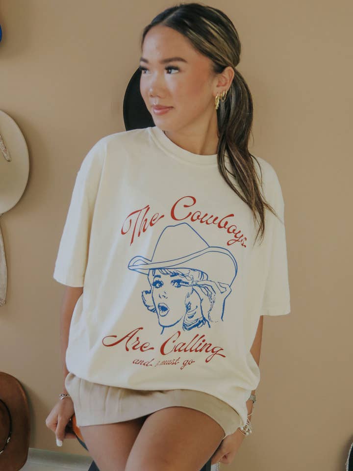 The Cowboys are Calling T-Shirt for wholesale by CHARLIE SOUTHERN