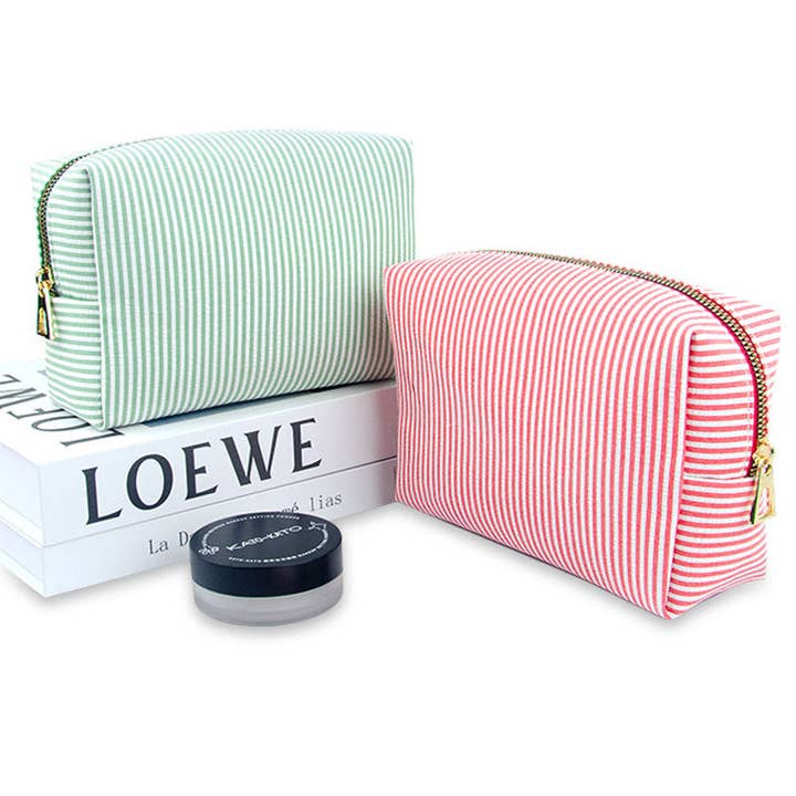 VividLux - Wholesale Makeup/Cosmetic Bag - Striped cosmetic bag18