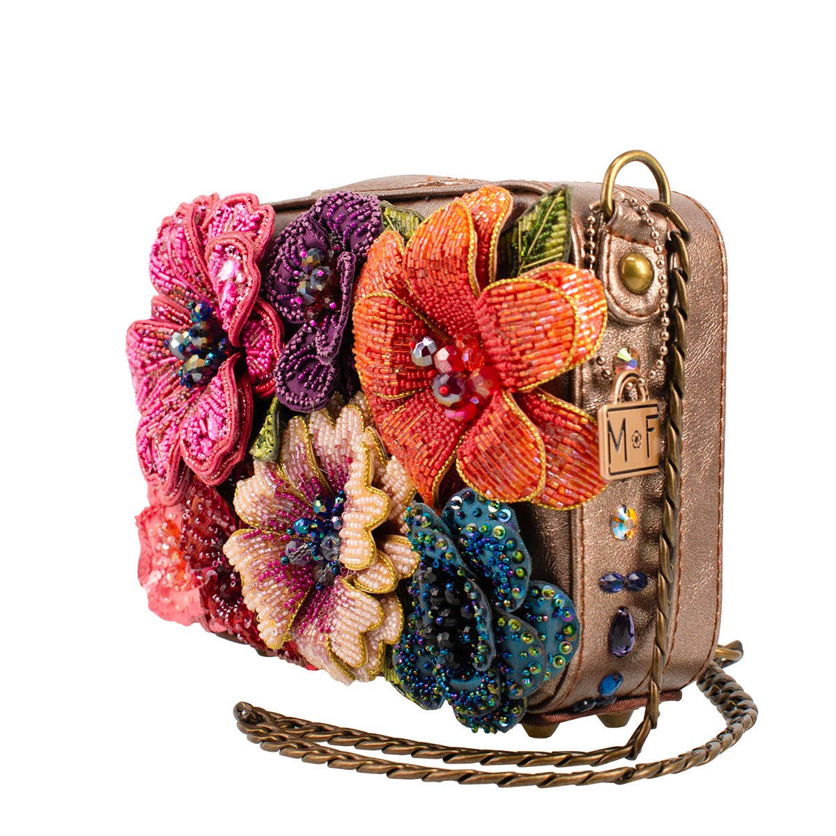 Mary Frances Accessories - Vendita all'ingrosso Borsa a tracolla - Donna - Borsa a tracolla con grandi fiori freschi raccolti e perline.2