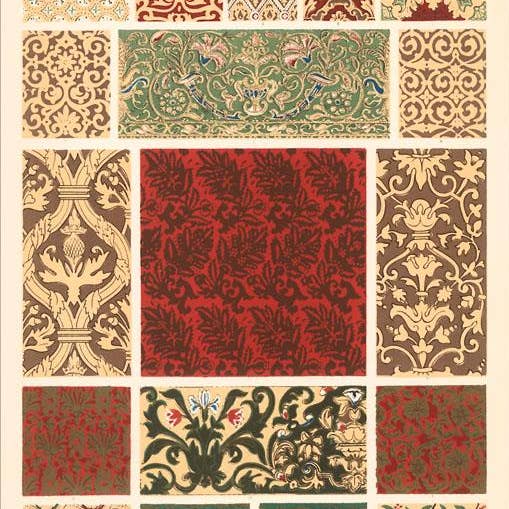 Art Print DA-592 Elizabethan Border Patterns for wholesale by Found Image Press
