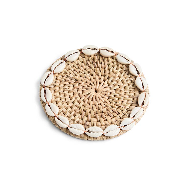 ByBazz - Wholesale Decorative Plate/Dish/Bowl - Plate Rotan Cowrie0