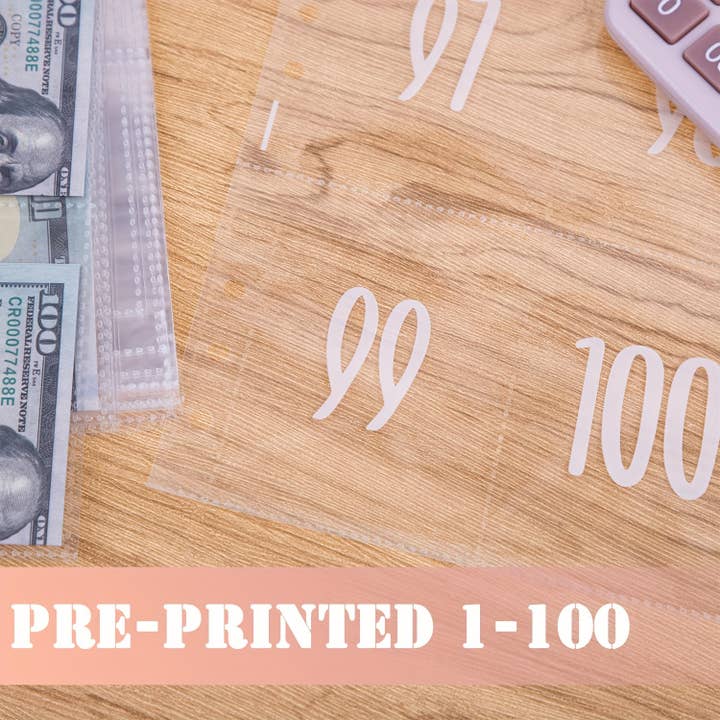 Shop Celino - Wholesale Binder - 100 Money Saving Challenge Envelopes, A5 Binder Inserts5