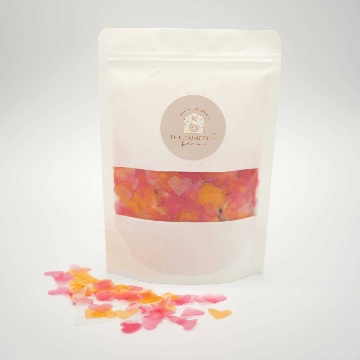 The Confetti Farm - Wholesale Confetti - Biodegradable Heart Shaped Rice Paper Confetti