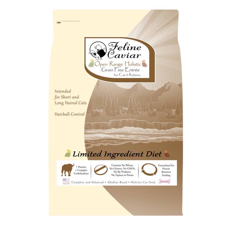 Open Range Holistic Grain Free Cat and Kitten Entrée 11lb for wholesale by Canine Caviar