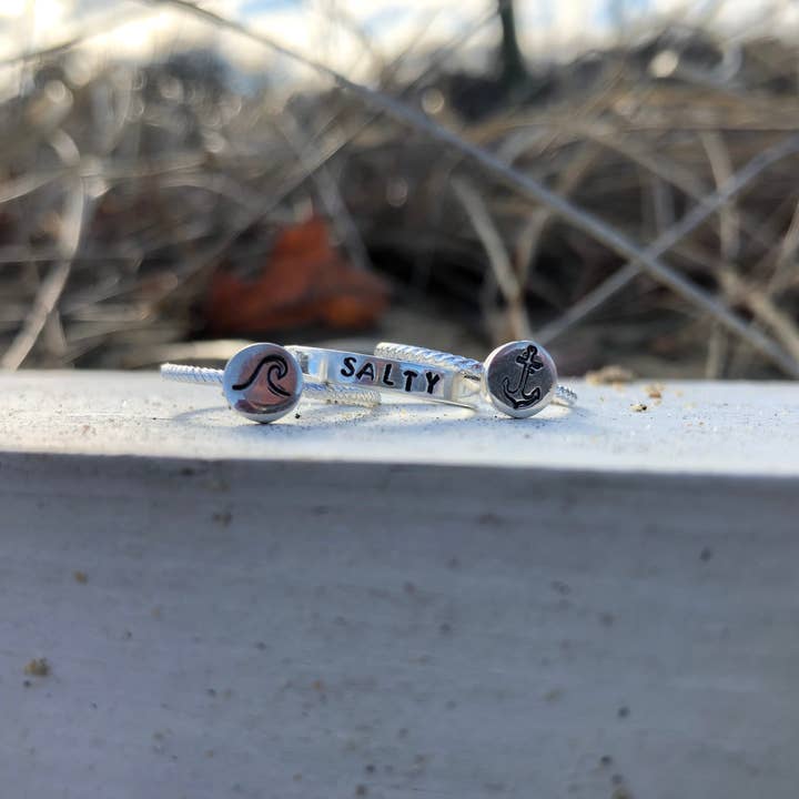Nautically Northern - Wholesale Band/Stacked Ring - "Salty" Ring7