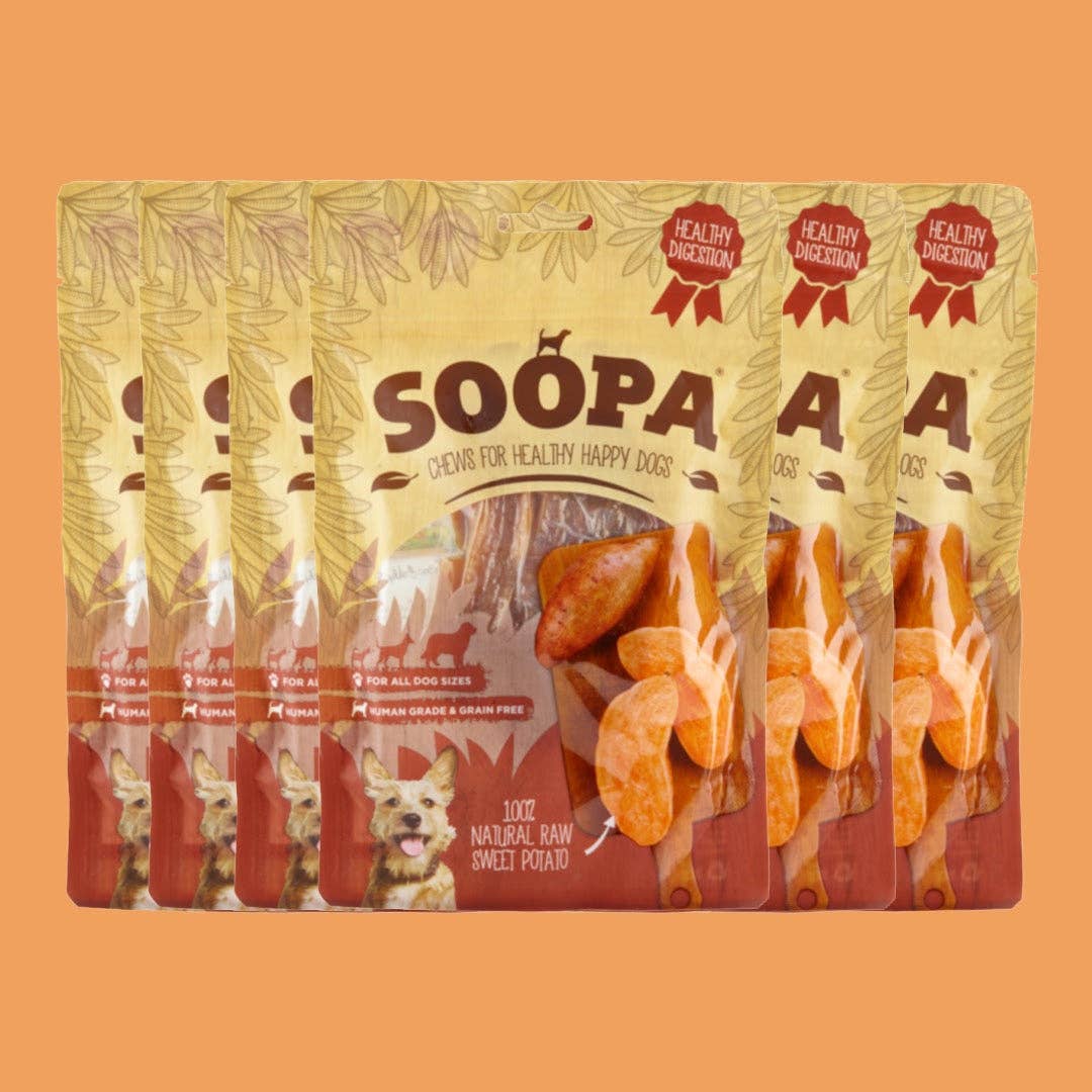 Soopa Europe – wholesale Godis - Hund – Naturliga tuggben av sötpotatis för hundar1