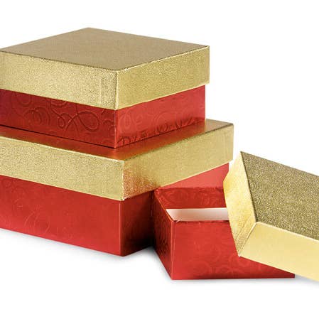 Nested Tower Gift Box Sets for wholesale by Nashville Wraps