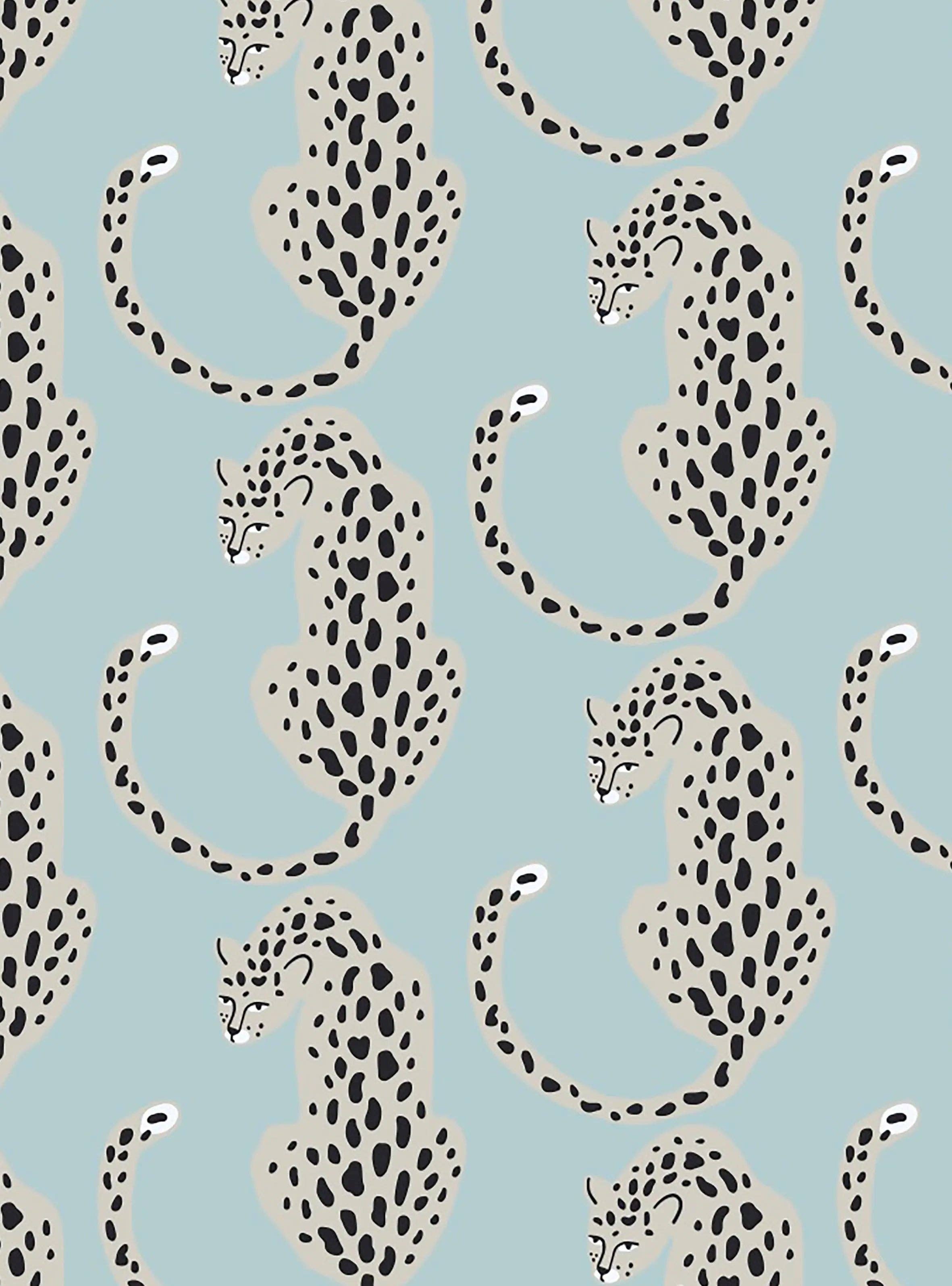 Commodities Trading (UK) Limited (Myza) - Wholesale Sleepwear Set - Women's - Blue Leopards Women's Short Sleeve Organic Cotton Pyjama Short Set1