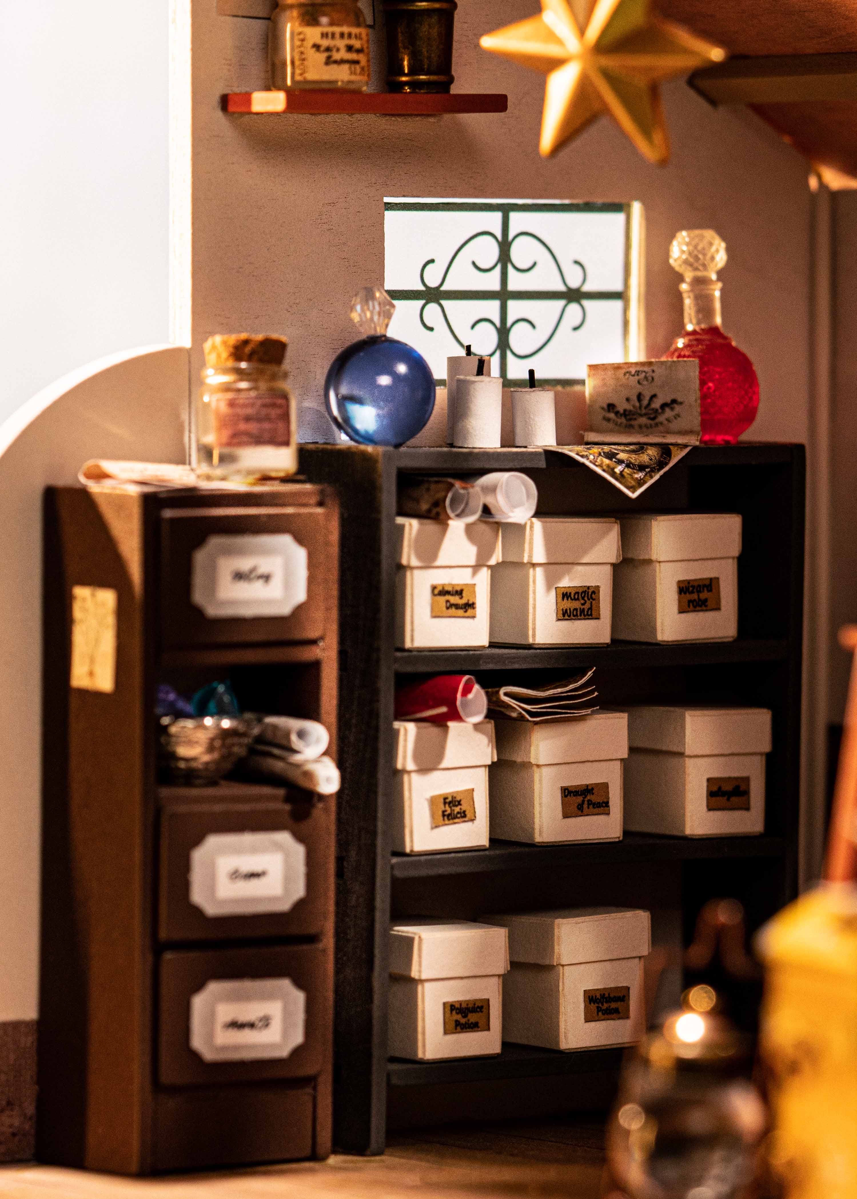 Hands Craft - Wholesale DIY Craft Kit - DIY Miniature House Kit: Kiki's Magic Emporium12