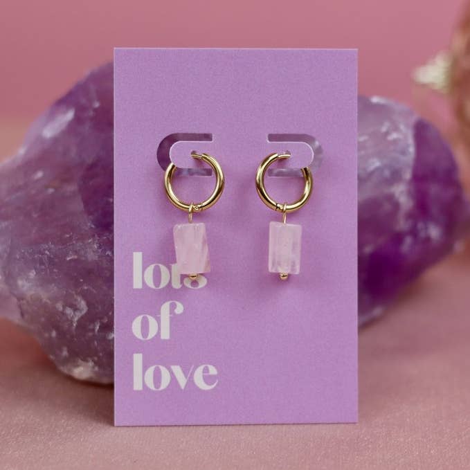 Message Boucles d'Oreilles - Plein d'Amour pour la vente par UCHU REMINDERS