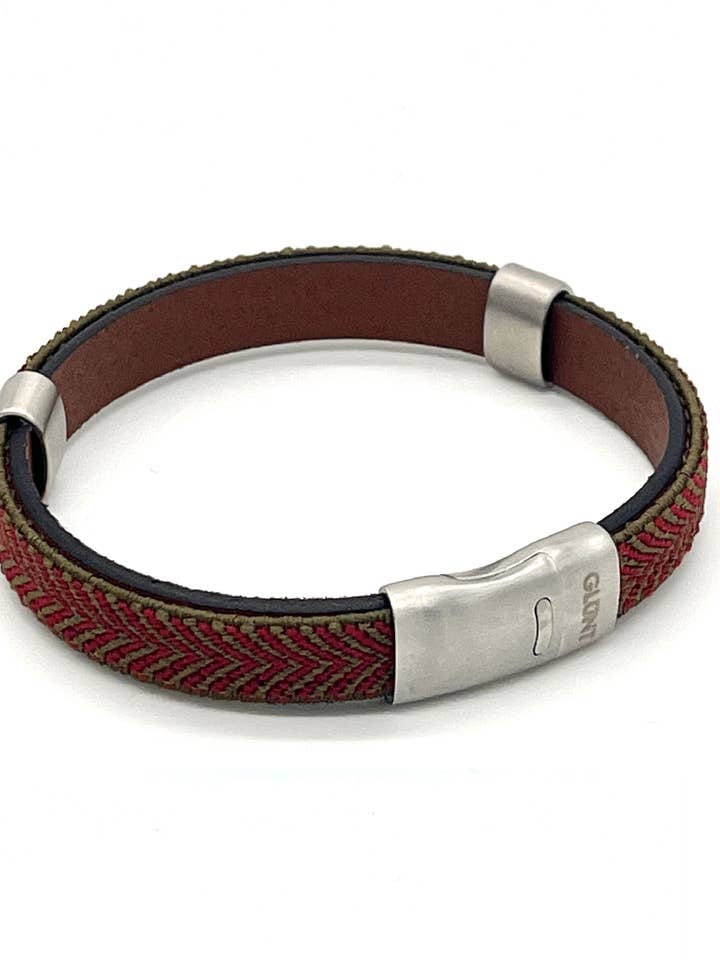 SKS GRÖN / RÖD - KAMEL LÄDER för wholesale av GLUNT