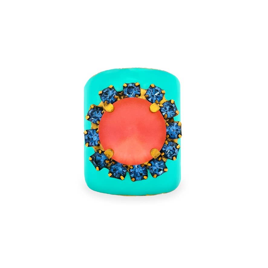 TOVA – wholesale Cocktail/statement ring – Jacci Ring in Enamel2