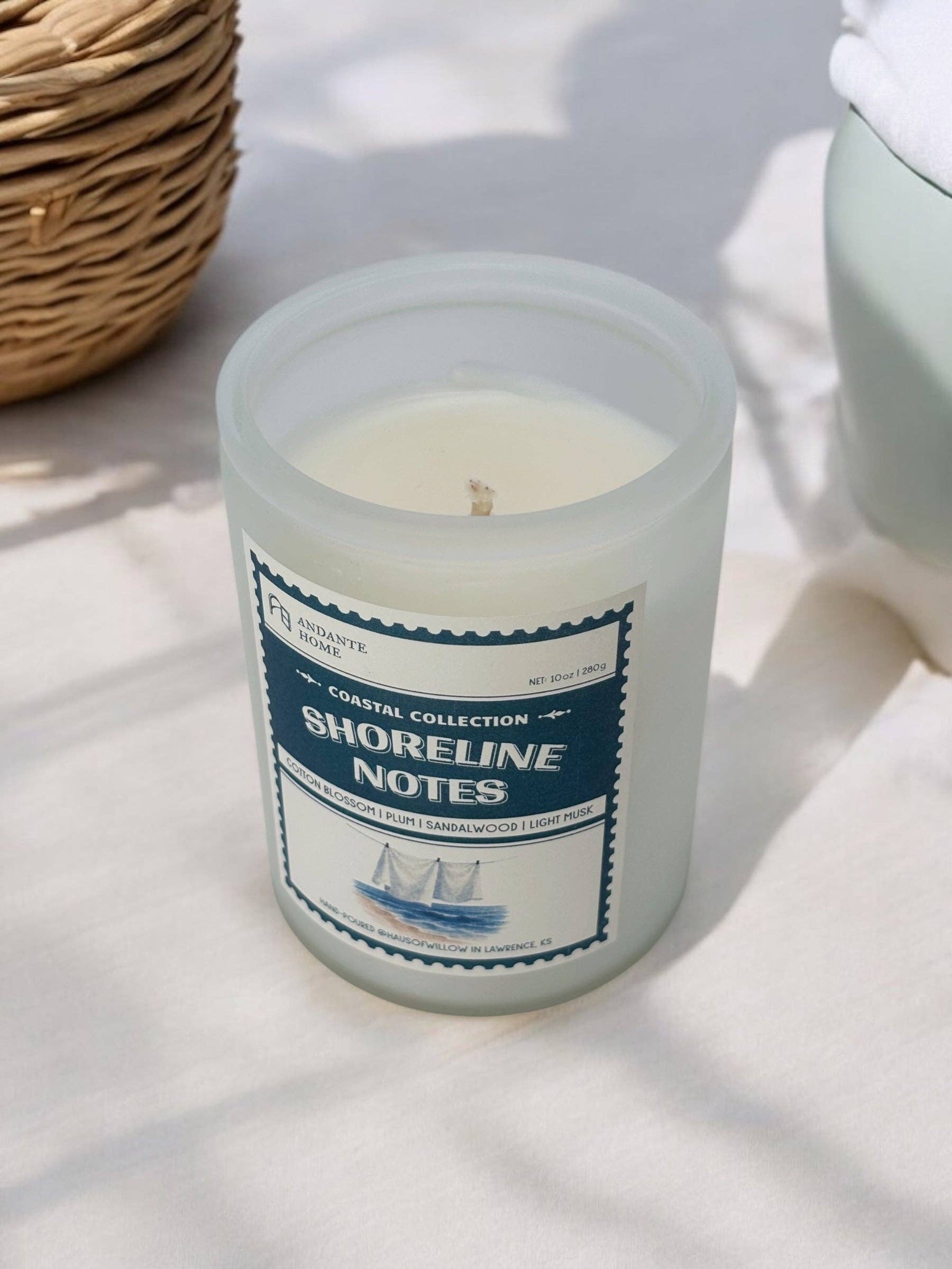 ANDANTE HOME - Wholesale Jar/Filled Candle - Shoreline Notes4