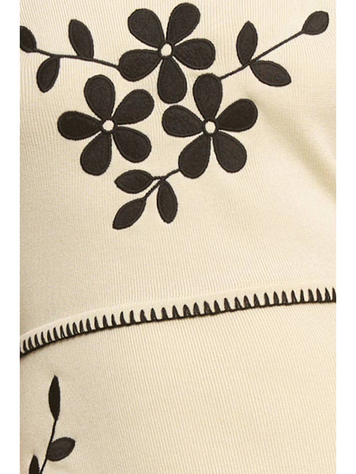 Hersy - Wholesale Dress - Women's - HQD0105 - BOTANIQUE EMBROIDERED MIDI DRESS30