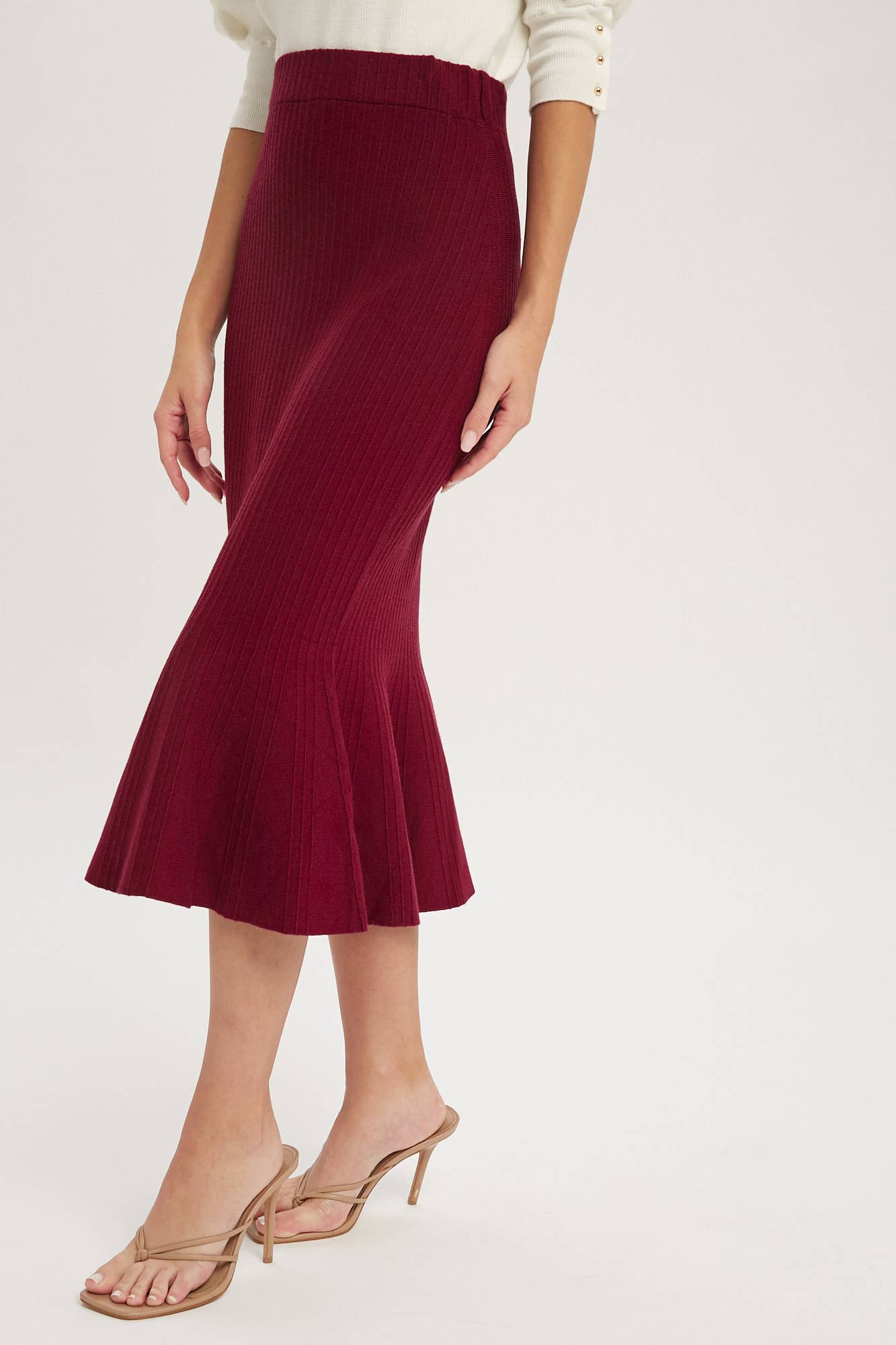 Bluivy - Wholesale Skirt - Women's - MERMAID SWEATER MIDI SKIRT3