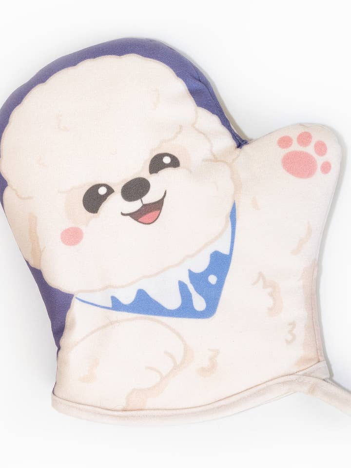Bichon Kitchen Mitt for wholesale by Uni and Nori