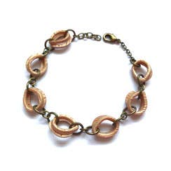Wood Link Bracelet for wholesale by Sun Ah Blair Jewelry