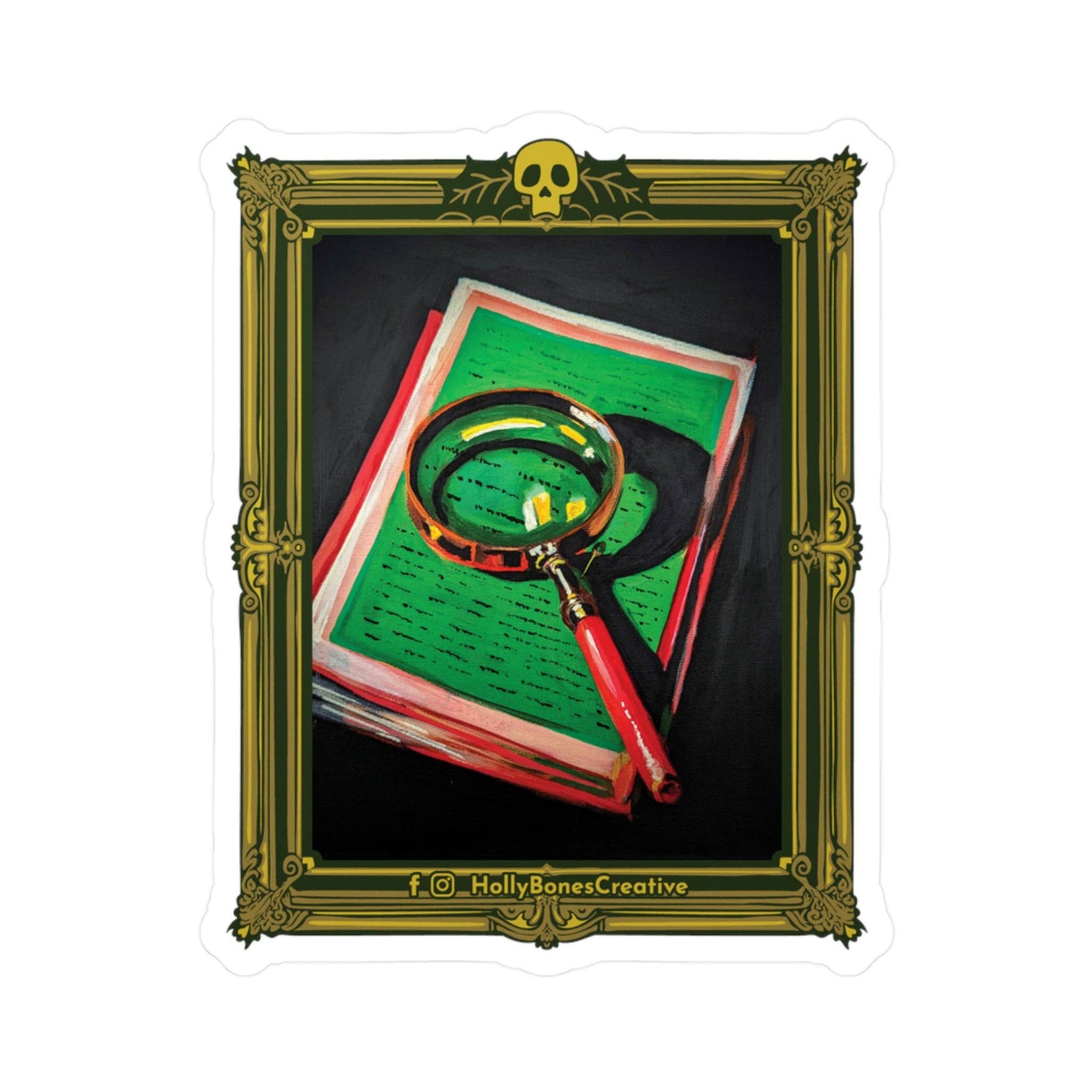 Holly Bones - Wholesale Sticker - "Magnifying Glass No. 1" Sticker
