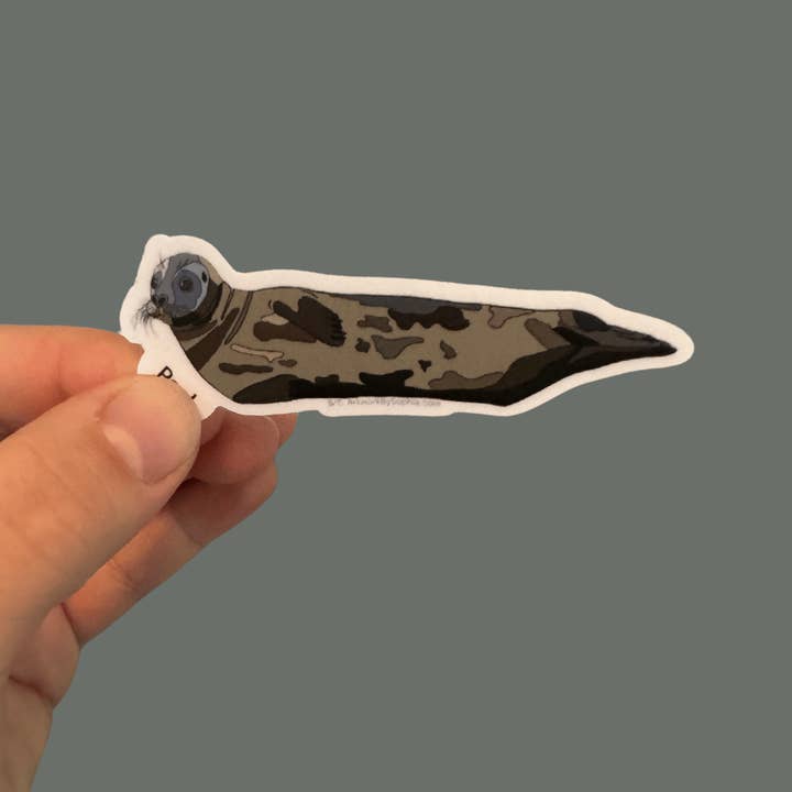 Harbor Seal 3in klistermärke för wholesale av Artwork by Sophia