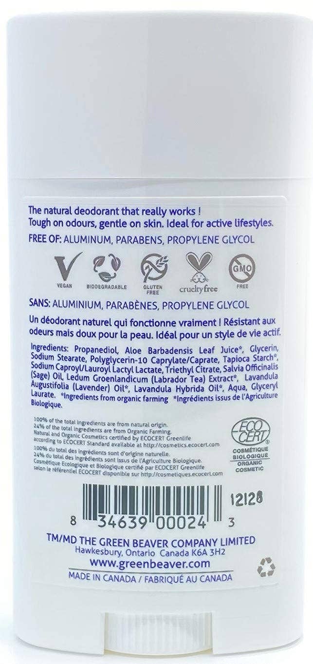 BranVx Distributors - Wholesale Deodorant - Women's - The Green Beaver Lavender Deodorant Stick 1.76 Oz1