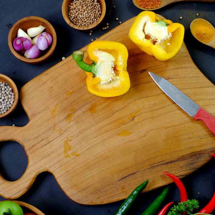 Tuckahoe Hardwoods - Wholesale Cutting Board - Salvaged Teak Charcuterie Board - Cutting Board - Medium2