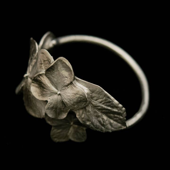 Hydrangea Napkin Rings - Set of 4 for wholesale by Michael Michaud Table Art