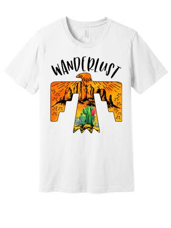 Graphic Tee - Wanderlust Southwestern Thunderbird Logo for wholesale by 64 Degree Productions