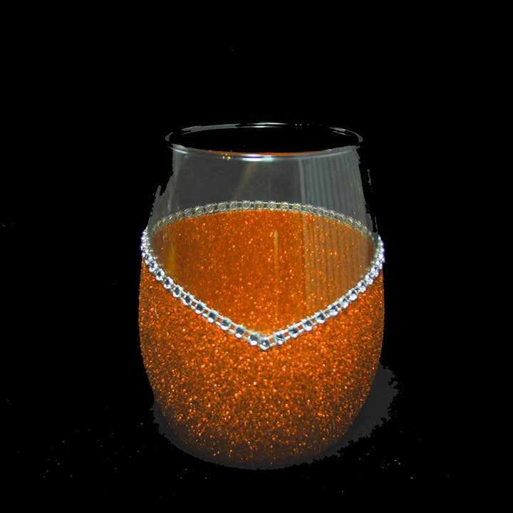 WineyBitches.Co - Wholesale Wine Glass - Flight Club (Witch on Broom) – Bling Glitter Glass Wine Glasses (Halloween Collection)26