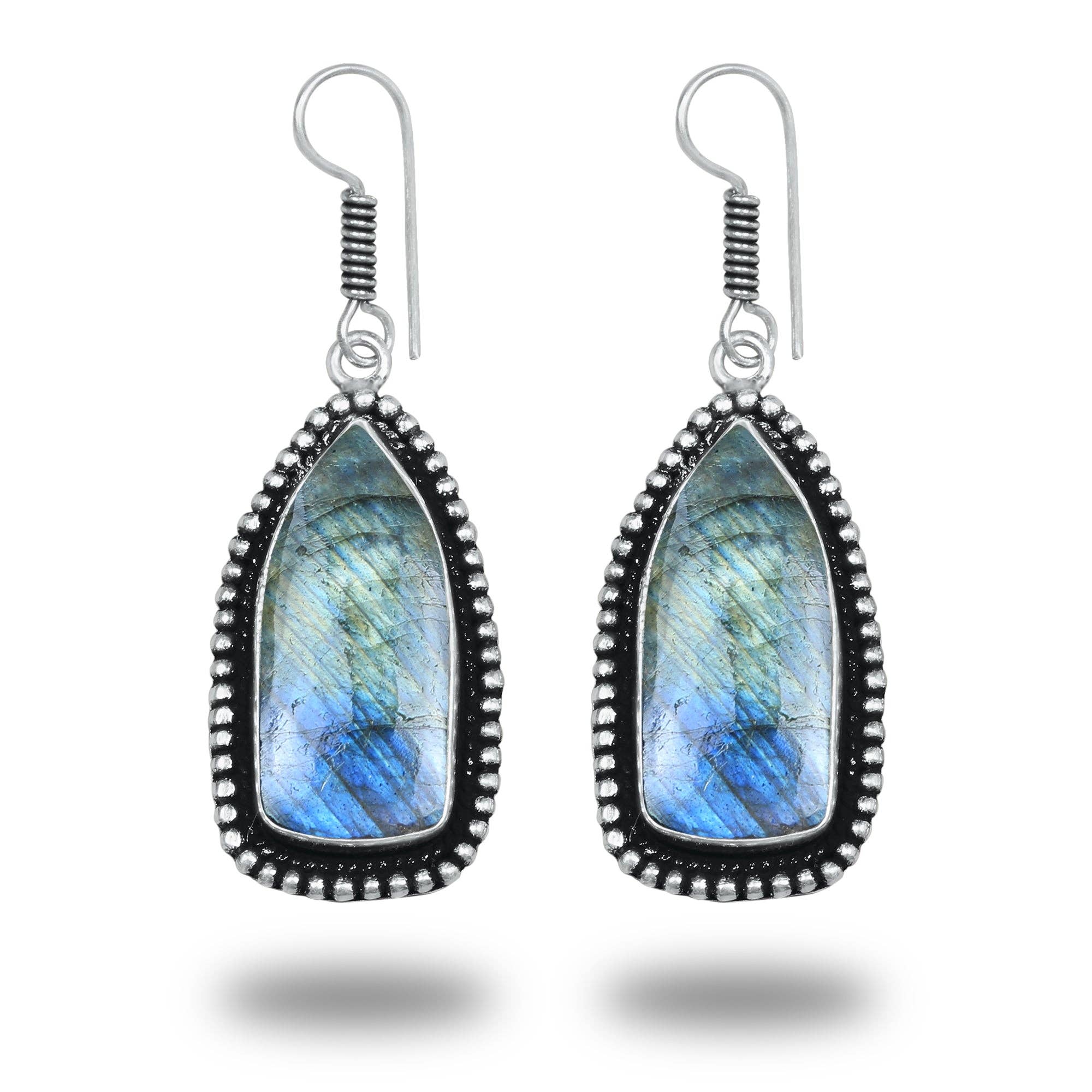 Handmade Jewels - Wholesale Dangle Earrings - Boho Crystal Earrings For Women - Silver Plated, Designer, Chic, Assorted And Wholesale15