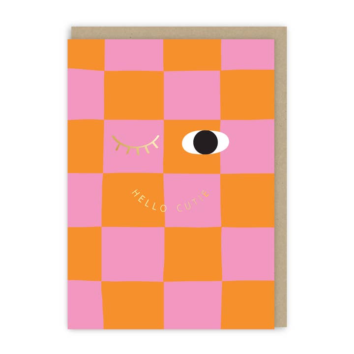 Smiley Pop Hello Cutie Card for wholesale by In Real Life