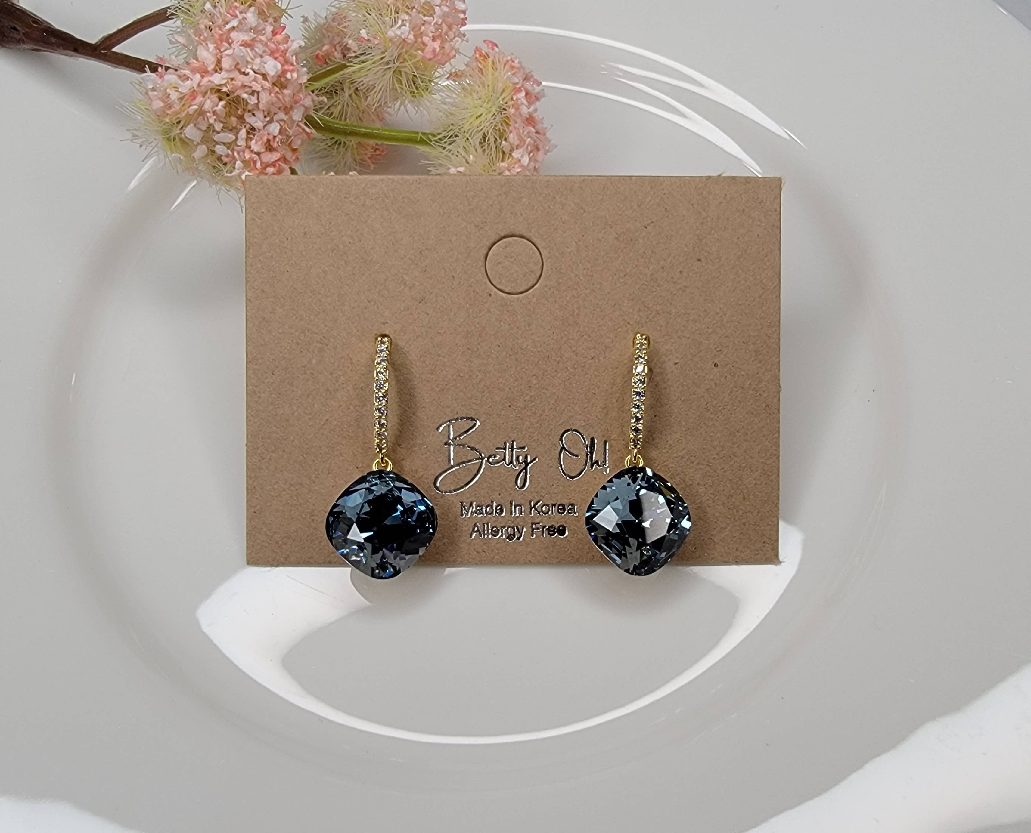 BETTYOH INC – wholesale Stud/post earrings – ELEGANCE STYLE SWAROVSKI CRYSTAL DANGLE EARRINGS.5