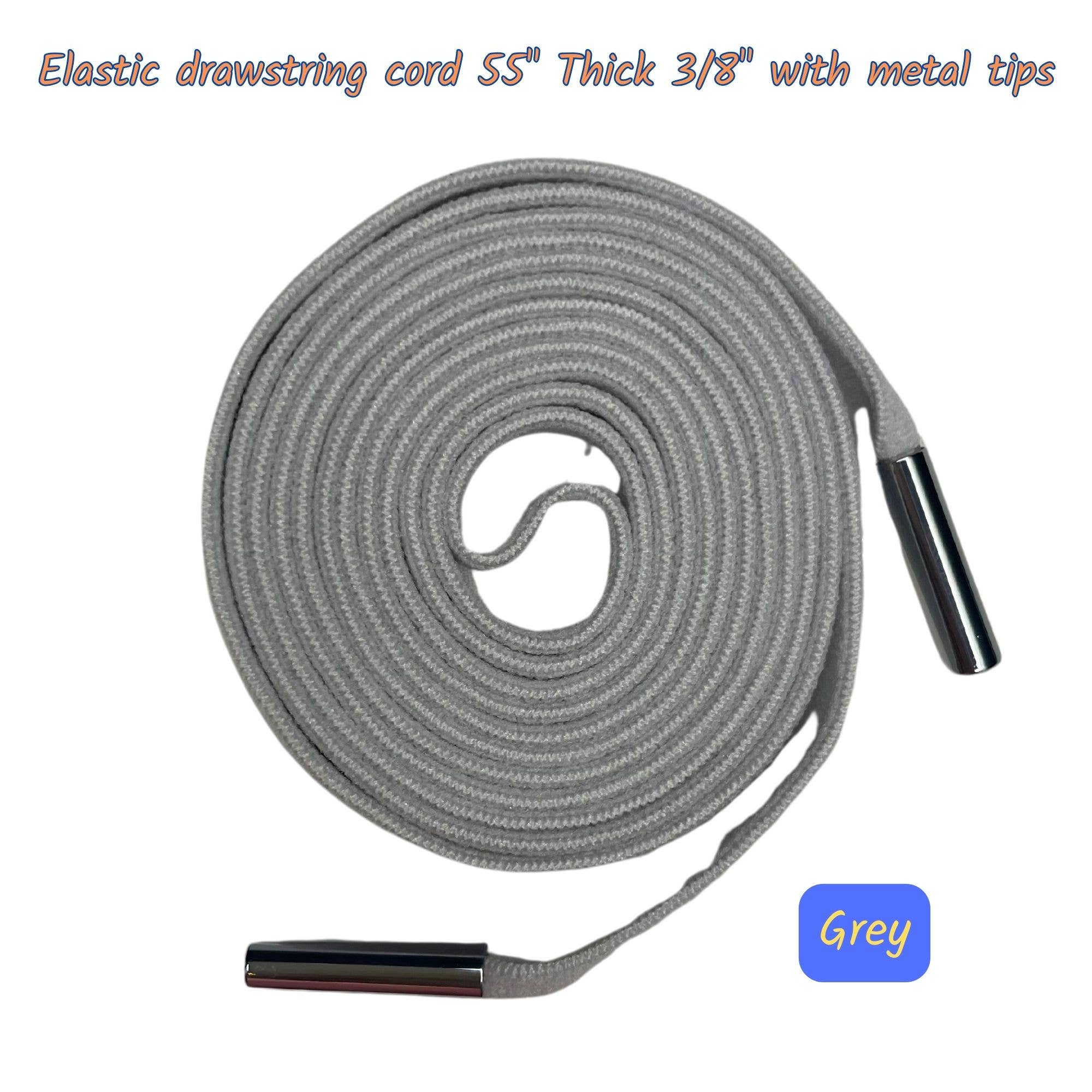 Infinite Sourcing & Trading LLC. - Venta al por mayor Bolsa con cierre de cordón - Unisex - Cordón de repuesto plano y elástico de 55 pulgadas de grosor y 3/8 pulgadas 3