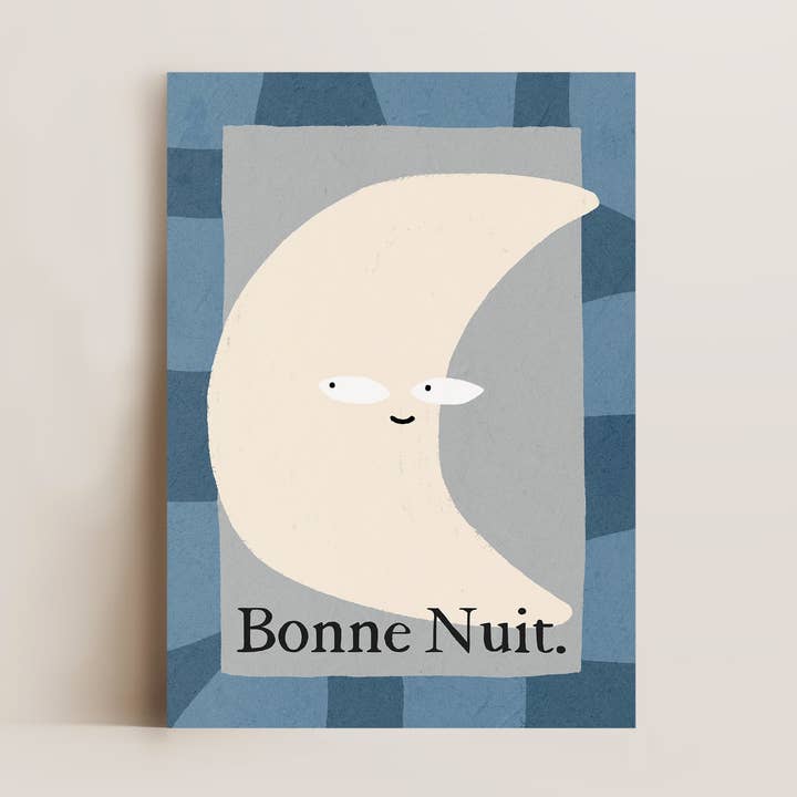 Bonne Nuit Print for wholesale by Alluvion