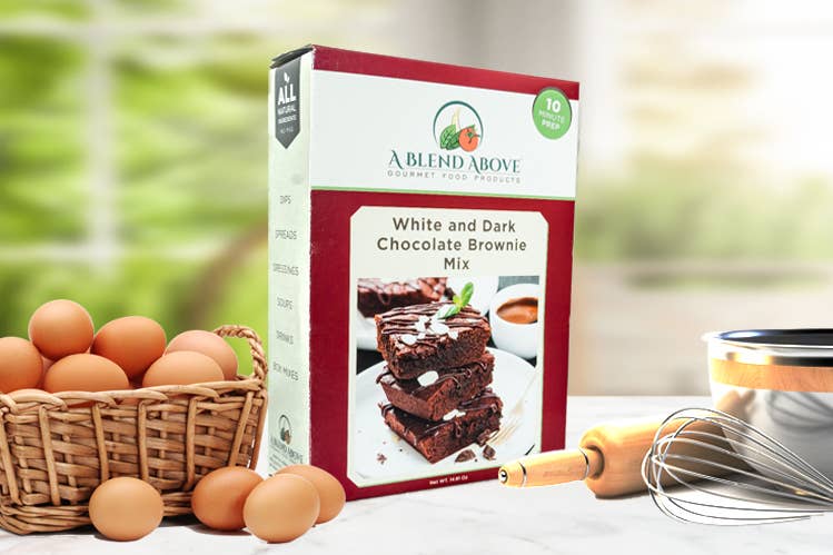 A Blend Above - Wholesale Brownie Mix - White and Dark Chocolate Brownie Mix1